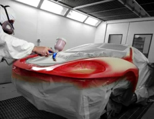 Ferrari Car Painting Services in Dubai