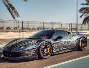 Ferrari Car Wrapping Services in Dubai