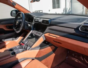 Lamborghini Dashboard Leather Repair & Replacement Service in Dubai
