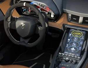 Lamborghini Dashboard Repair & Painting service in Dubai