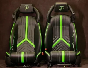 Lamborghini Fabric Seat Repair & Custom Design Service in Dubai