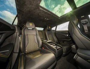 Lamborghini Fabric-to-Leather Interior Conversion Service in Dubai